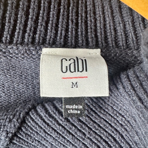 Cabi‎ Fair Isle Off Set Neck Sweater Medium - Picture 5 of 8